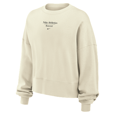 Nike Phoenix Fleece Women's Soccer Crew-Neck Sweatshirt. Nike.com